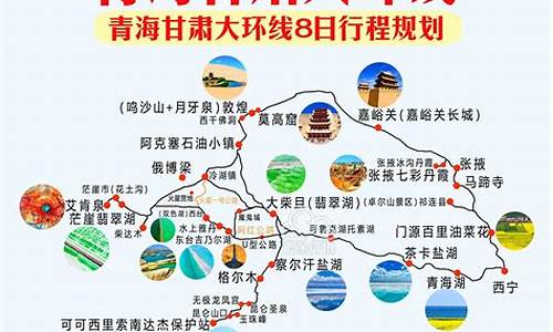 甘肃到青海自驾游旅游路线_甘肃到青海地图全图