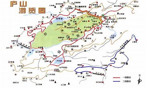 庐山旅游路线图2023最新版本