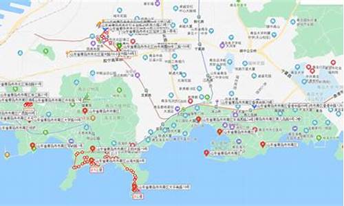 青岛旅游路线地图_青岛旅游路线地图简图