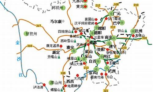 四川旅游景点地图大全_四川旅游景点地图大全图片